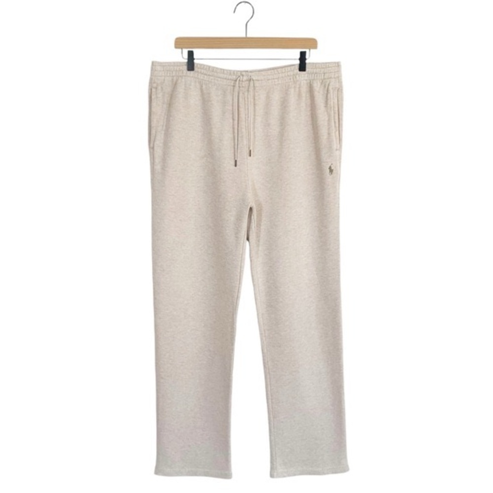 Polo Ralph Lauren Heather Tan Knit Pants (Loungewear Preppy Sleepwear Unisex)